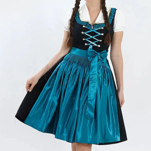 Vestido Dirndl Bávaro de Inspiración Vintage, Disfraz Alemán para el Oktoberfest para Mujer - Product Image 3