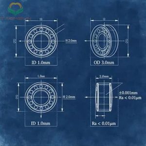 Rodamientos de Joyería de Zafiro y Rubí Sintéticos de Precisión con Tolerancia de ±0.001mm para Medidores de Flujo de Alta Velocidad y Giroscopios TAOMSUN - Product Image 5