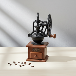 Molinillo de Café de Madera de Primera Calidad 3203035: Hierro Fundido + Plástico - Product Image 2