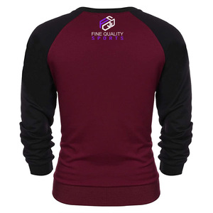 T-shirts Smart Fit classiques, T-shirts de baseball sur mesure, T-shirts en coton à manches longues raglan pour hommes, T-shirts à col rond - Product Image 6
