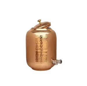 Modern <b>Copper</b> Water Dispenser Durable Water Storage Tank with Tap Perfect for Home Kitchen Office and Dining <b>Table</b> Setup - Product Image 4