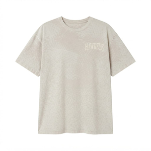 เสื้อยืดโอเวอร์ไซส์ผ้าฝ้ายน้ำหนักเบาคุณภาพสูง สไตล์สตรีทแวร์ ระบายอากาศได้ดี พิมพ์โลโก้ได้ตามต้องการ ล้างสีแบบแอซิดวอช สำหรับผู้หญิง - Product Image 5