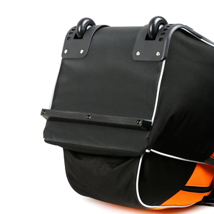<b>Golf</b> Luggage Carrier Lightweight Polyester Zipper Closure Portable Foldable Aviation Strap Wheeled Travel Bag <b>Golf</b> Club Bag - Product Image 4