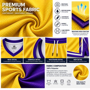 Conjunto de Uniforme de Baloncesto Personalizado para Hombres y Jóvenes, Camiseta sin Mangas con Pantalones Cortos a Juego, Ropa Deportiva Personalizada - Product Image 5