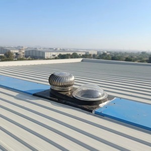 Tubo de Claraboya de Doble Uso - Combinación de Ventilador de Techo sin Consumo de Energía para Luz Natural y Ventilación Natural en Edificios Industriales - Product Image 2