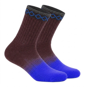 Men's Crew <b>Socks</b> Geometric Pattern Knitted Breathable Cotton <b>Polyester</b> Spandex Autumn Regular Style - Product Image 1