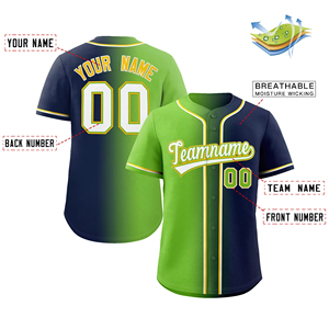 Maillot de baseball personnalisé pour hommes avec tissu respirant à séchage rapide et motif imprimé par sublimation pour les sports d'équipe et les tenues décontractées 2026 - Product Image 2