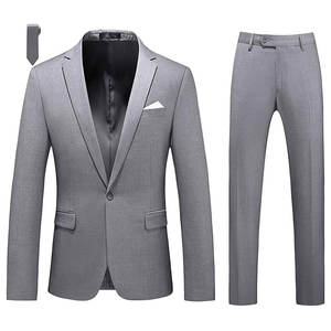 Traje Formal Elegante para Hombre, Corte Entallado, Tela de Alta Calidad para Presentaciones Laborales y Ocasiones Especiales - Product Image 1