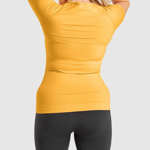 T-shirt pour femme, longueur standard, style streetwear, mode moderne, t-shirt confortable pour femme, t-shirt à coupe standard pour femme, OEM - Product Image 2