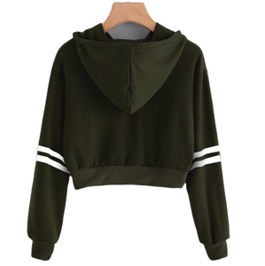 Sweat à capuche pour femme, sweat-shirt design personnalisé de haute qualité, haut court - Product Image 1
