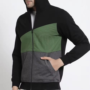 Modern Full Zip Hoodie For Men Lightweight Fabric Comfortable Fit Ideal For Streetwear Casual Wear Basics - Product Image 2