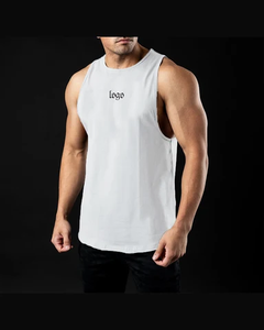 Débardeurs Homme Oversize Sportifs à Séchage Rapide en Polyester Uni de Qualité Supérieure, Faible MOQ OEM, Style Trench Américain - Product Image 1