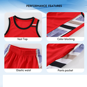 Ensemble d'uniformes de basketball pour hommes style streetball, maillot de basketball rétro personnalisé par sublimation, vêtements de sport respirants en mesh pour l'entraînement en équipe - Product Image 5