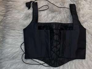 Black Padded Breathable <b>Mesh</b> Spandex Woven Sleeveless Short <b>Corset</b> Crop <b>Top</b> Blouse Sweetheart Collar for Autumn/Winter Wedding - Product Image 2