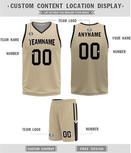 Ensemble maillot et short de basketball personnalisés par sublimation, nom de l'équipe 00, col en V, sans manches, uniforme respirant en mesh pour adultes - Product Image 5