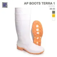 AP <b>Boots</b> TERRA 1 Putih Steel Toe PVC Safety Rain <b>Boots</b>-Heavy Duty Waterproof <b>Work</b> Shoes - Product Image 2