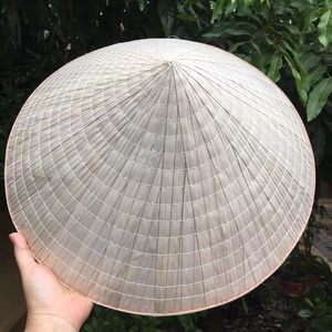 Vietnamese Bamboo Palm <b>Leaf</b> Conical Symbol Hat Striped Waterproof Chin Strap Fishing Unisex Adults Traditional Straw Hat Vietnam - Product Image 5