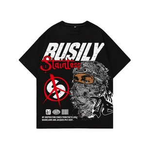 Camiseta Personalizada para Hombre, Tinta Ecológica Duradera, Diseño de Impresión Intenso, Tejido de Lona de Algodón Transpirable y Cómodo, Manga Corta - Product Image 1