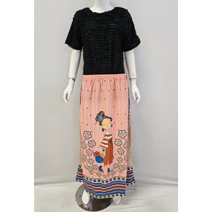 กระโปรงสตรีสั่งทำพิเศษ ลายการ์ตูนและลายดอกไม้ สไตล์ลำลองทรงเอไลน์ สำหรับฤดูใบไม้ผลิ ไซส์พลัส - Product Image 5