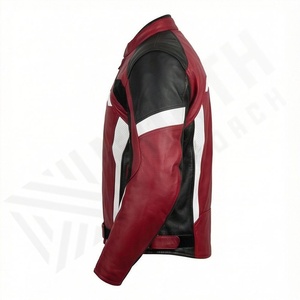 Veste de moto en cuir véritable pour homme de qualité supérieure, nouvelle arrivée, vestes de moto d'hiver, protections amovibles, personnalisables - Product Image 3