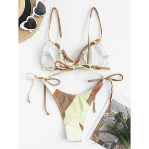 Conjuntos de Bikini para Mujer Hechos con Materiales Duraderos, Conjuntos de Bikini para Mujer de Primera Calidad, Conjuntos de Bikini Transpirables para Mujer con Servicio OEM - Product Image 3