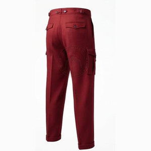 Reproduction de pantalon de combat allemand en toile droite légère, avec panneaux détaillés, poches pratiques et robustes. - Product Image 4