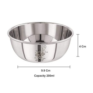Bol en acier inoxydable robuste pour la préparation des aliments, le mélange et le service professionnel en cuisine de restaurant - Product Image 3