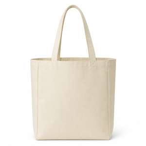 Sac fourre-tout en toile de coton biologique avec soufflet complet et bandoulière, personnalisable avec logo, réutilisable, idéal pour cadeaux, vente en gros et achats en vrac pour les marchés. - Product Image 2
