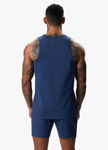 Camisetas sin mangas de algodón para hombre, estilo casual, para gimnasio y culturismo, con tejido transpirable estampado. - Product Image 2