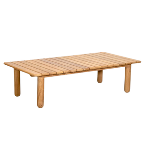Mesa de Centro Moderna de Madera de Teca con Tablero de Listones para Sala de Estar, Muebles de Interior - Product Image 2