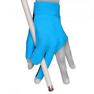 ถุงมือบิลเลียดคุณภาพสูง OEM รับผลิตโลโก้ตามสั่ง ยืดหยุ่น ระบายอากาศได้ดี อุปกรณ์เสริมสำหรับพูล ถุงมือสนุกเกอร์แบบสามนิ้ว - Product Image 2