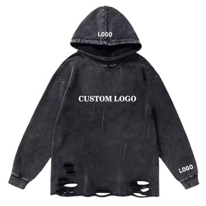Nouveau sweat-shirt d'hiver unisexe de 500 grammes, couleur unie personnalisée, pull oversize en polaire, impression sérigraphique DTG LOGO, 100% coton - Product Image 2