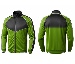 Chaqueta Deportiva Sublimada Premium con Cierre Completo, Ropa para Correr y Fitness, Cálida, Transpirable y de Secado Rápido |   Tallas Hombre Mujer Juvenil - Product Image 4