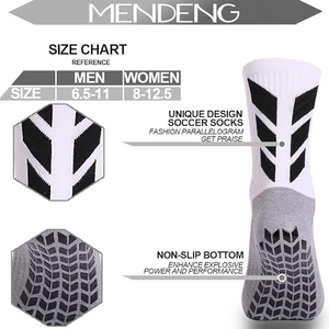 Customised Designer Sports <b>Socks</b> MenAnti Slip Grip Soccer <b>Socks</b> Breathable Crew Athletic <b>Socks</b> Custom Logo Sports <b>Socks</b> for <b>Men</b> - Product Image 5