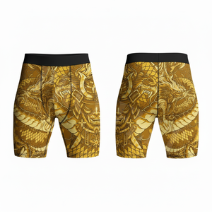 100% Polyester High Quality Material Training Gym Running Quick Dry Elastic Breathable Fitness Custom Logo Compression Shorts - Product Image 5