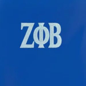 Delantal Bordado Zeta Phi Beta, Delantal de Cocina Azul con 3 Bolsillos, Correa Ajustable para el Cuello, Delantal Resistente para Cocinar, Hornear y Trabajar - Product Image 2