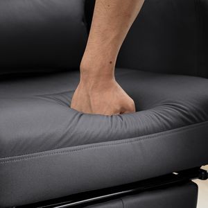 Sedia da Ufficio Ergonomica Girevole con Schienale Alto e Supporto Lombare, Tecnologia Confortevole per Sedute Prolungate, in Pelle di Alta Qualità - Product Image 5