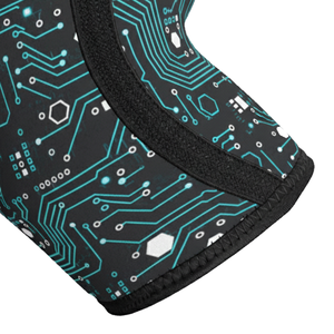 Manchon de coude en néoprène imprimé 9MM antidérapant pour haltérophilie, soutien de compression du coude, fabricant de manchons de coude pour musculation - Product Image 2