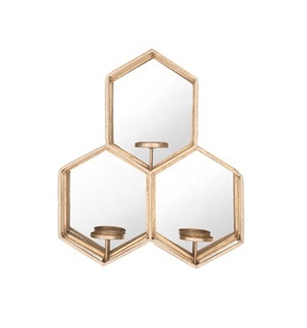 Bougeoir mural de taille et de forme personnalisées Bougeoir galvanisé de couleur grise de qualité supérieure pour les meilleures ventes - Product Image 6