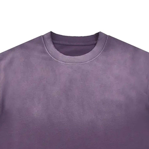 T-shirt à manches courtes effet délavé soleil, dernier design, style urbain, avec logo personnalisé imprimé - Product Image 2