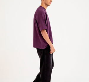 Ropa para Hombre, Fabricante de Pakistán, Camisetas al por Mayor, Camiseta Oversize con Cuello Redondo, Camisetas Casuales Lisas en Venta - Product Image 3