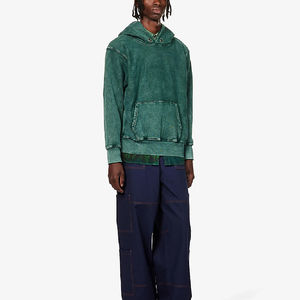 Sudaderas con capucha y cremallera bordadas personalizadas, con bolsillo canguro, forro polar, 100% algodón, proveedor y fabricante de invierno, exportación Pakistán, para hombre - Product Image 2