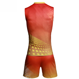 Nouvelle arrivée : vêtements de volley-ball, uniforme de volley-ball personnalisé, sublimation intégrale haute qualité, couleurs personnalisées, uniforme de volley-ball unisexe - Product Image 3