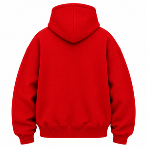 Cagoule intégrale zippée Premium Hiver en molleton de coton surdimensionné, avec logo personnalisé, style streetwear, anti-boulochage et respirante - Product Image 4