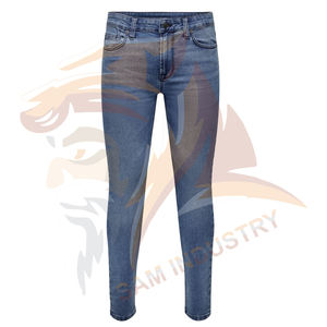 Pantalones Vaqueros de Mezclilla para Hombre, de Buena Calidad y Estilo Moderno, Diseño Vintage, Gran Venta - Product Image 5