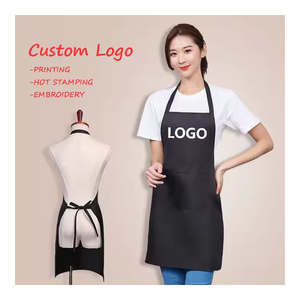ผ้ากันเปื้อนทำงานหนังแท้แบบ unisex ปรับสายคล้องคอได้ กันฝุ่น ชุดยูนิฟอร์มครัว ผ้ากันเปื้อนอเนกประสงค์สำหรับงานซ่อมแซม แห้งเร็ว - Product Image 2