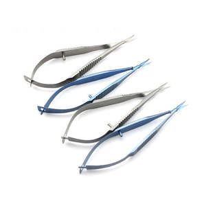 Tijeras Quirúrgicas Oftálmicas Rectas de Acero Inoxidable Vanna de Alta Calidad, Juego de Instrumentos Manuales para Hospitales, UCI y Clínicas - Product Image 1