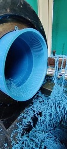 ท่อพีวีซีสีน้ำเงินขนาด 6 นิ้ว สำหรับงานอุตสาหกรรม แบบมีเกลียว ขนาด 180 มม. ระดับกลาง ความยาว 6 เมตร รับแรงดันสูง 10 กก. ระบบเสาเจาะบ่อน้ำ - Product Image 5