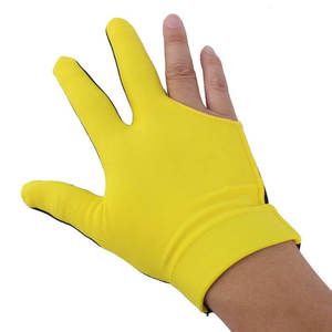 Guantes de Billar Cómodos de Tres Dedos, Ligeros, de Nailon y Spandex Elástico, con Protección UV, Control del Taco y Cierre de Gancho y Bucle - Product Image 6