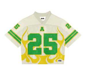 Custom Streetwear Trendy Printed Breathable Football Shirt Design Logo Mesh Cropped Boxy Fit 100% Polyester Jerseys - Product Image 1